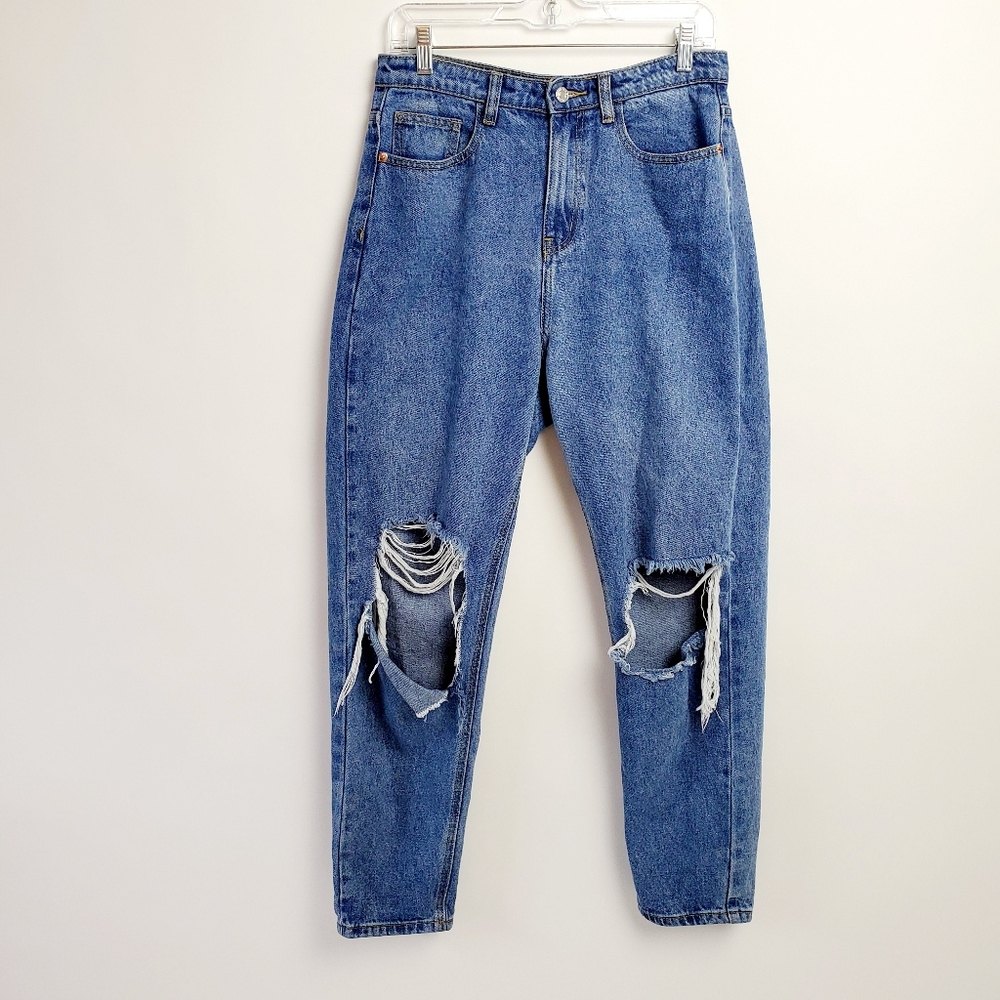 Pretty little thing size 8 mom jeans